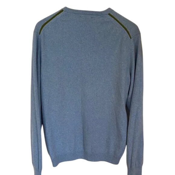 Club Monaco V-neck sweater blue women’s size M - Picture 2 of 7